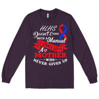 Plum Hlhs Awareness Support Shirt Awesome Gift For Awesome Family Long Sleeve Tee - minhPixels