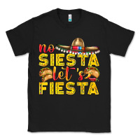 Black No Siesta Let's Fiesta Classic Tee - texasbilliewilder