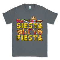 Charcoal Heather No Siesta Let's Fiesta Classic Tee - texasbilliewilder