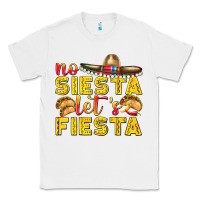 White No Siesta Let's Fiesta Classic Tee - texasbilliewilder
