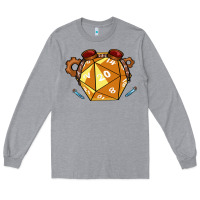 Heather Grey Dnd Artificer Long Sleeve Tee - minhPixels