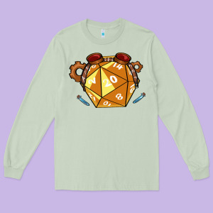 Dnd Artificer Long Sleeve Tee Designed By Minhpixels