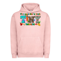 Pigment Salmon its a good day to teach tiny humans Urban Hoodie - AdoDesignShop