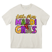 Cream little miss mardi gras Heavy Core Tee - LillyAllenDesigns