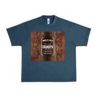 Midnight Navy world's best grandpa Urban Heavy Tee - TumblerDesignByShophia