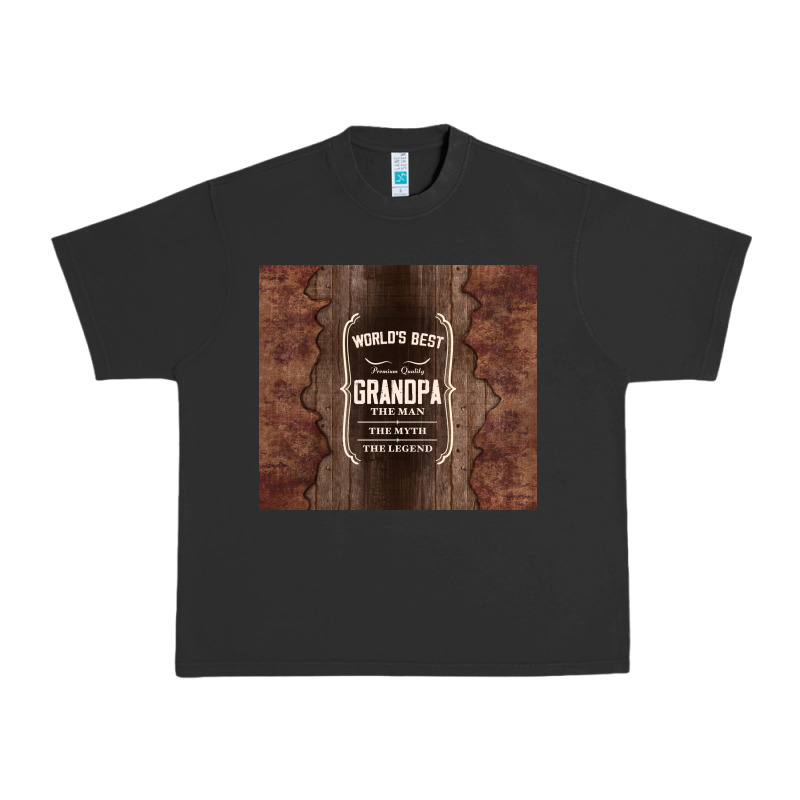 World's Best Grandpa Urban Heavy Tee by TumblerDesignByShophia | Teevron