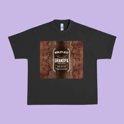World's Best Grandpa Urban Heavy Tee Designed By Tumblerdesignbyshophia