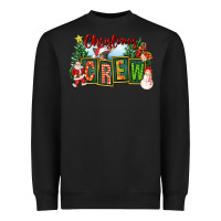 Black Christmas Crew Heavyweight Sweatshirt - FaDigitalArtStudio
