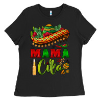 Black mama cita sombrero Ladies Tee - BarkalooDesign