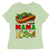 Matcha mama cita sombrero Ladies Tee - BarkalooDesign