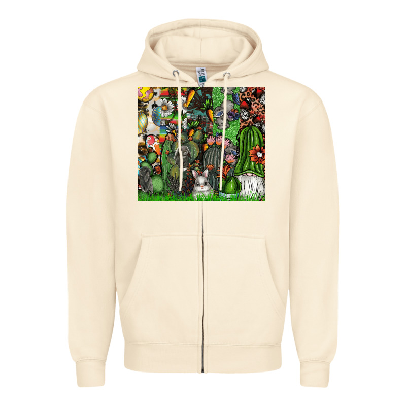 Easter Zipper Hoodie by CowhideDigitalArt | Teevron