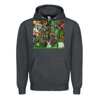 Smoke easter Zipper Hoodie - CowhideDigitalArt