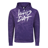 Cloud Purple Who Dat GIFT Vintage Hoodie - minhPixels