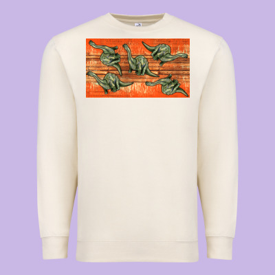Dinosaur Brontosaurus Sippy Cup Premium Sweatshirt Designed By Artiststas