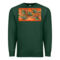 Sports Green dinosaur brontosaurus sippy cup Premium Sweatshirt - Artiststas