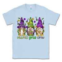 Dusty Blue Mardi Gras crew with gnomes Classic Tee - NancyCooperArtShop