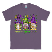 Lavender Mardi Gras crew with gnomes Classic Tee - NancyCooperArtShop