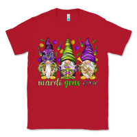 Red Mardi Gras crew with gnomes Classic Tee - NancyCooperArtShop