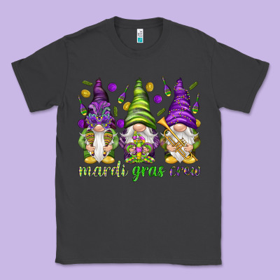 Mardi Gras Crew With Gnomes Classic Tee Designed By Nancycooperartshop