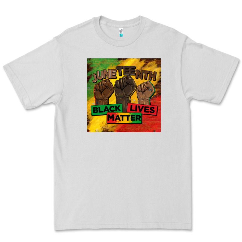 Juneteenth Black Lives Matter Mug  Coaster Premium Tee by BarkalooDesign | Teevron