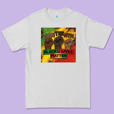 Juneteenth Black Lives Matter Mug  Coaster Premium Tee Designed By Barkaloodesign