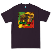 Plum juneteenth black lives matter mug  coaster Premium Tee - BarkalooDesign