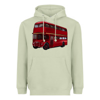 Matcha double decker bus Heavyweight Hoodie - Artiststas