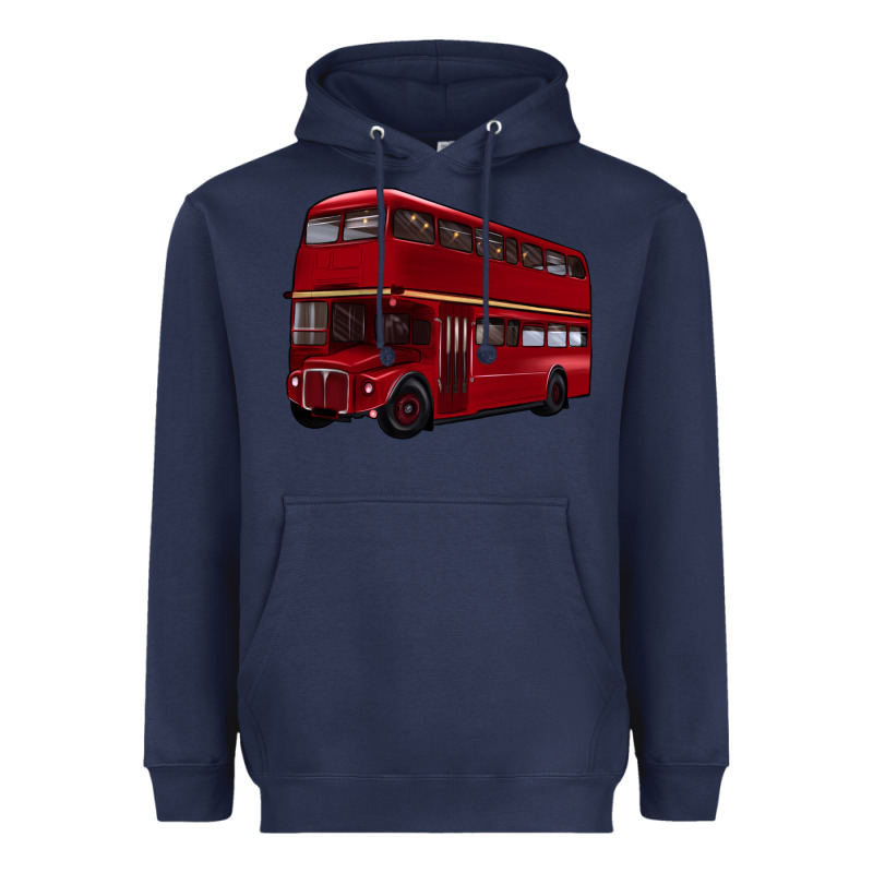 Double Decker Bus Heavyweight Hoodie by Artiststas | Teevron