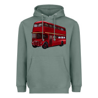 Sage double decker bus Heavyweight Hoodie - Artiststas