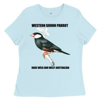 Baby Blue Western Ground Parrot Rare Wild And West Australia Ladies Tee - Bettercallsaul
