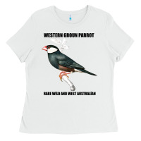 White Western Ground Parrot Rare Wild And West Australia Ladies Tee - Bettercallsaul