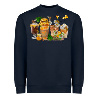 Honey Bee Coffee Cups Heavyweight Sweatshirt | Teevron