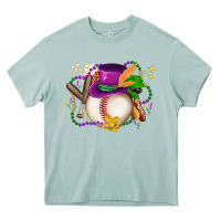 Arona mardi gras baseball Heavy Core Tee - LillyAllenDesigns