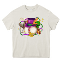 Mardi Gras Baseball Heavy Core Tee | Teevron