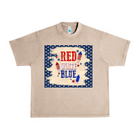 Red White Blue Urban Heavy Tee | Teevron