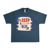 Midnight Navy red white blue Urban Heavy Tee - TumblerDesignByShophia