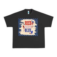 Pigment Black red white blue Urban Heavy Tee - TumblerDesignByShophia