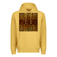 Antique Gold tiger seamless pattern Premium Hoodie - BundleAndBundleShop