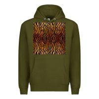 Army Green tiger seamless pattern Premium Hoodie - BundleAndBundleShop
