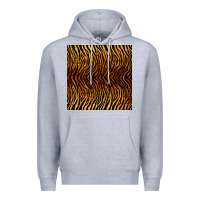 Heather Grey tiger seamless pattern Premium Hoodie - BundleAndBundleShop