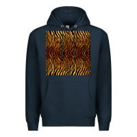 Navy tiger seamless pattern Premium Hoodie - BundleAndBundleShop