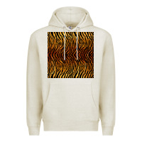 Oatmeal Heather tiger seamless pattern Premium Hoodie - BundleAndBundleShop