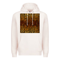 Pale Pink tiger seamless pattern Premium Hoodie - BundleAndBundleShop