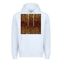 White tiger seamless pattern Premium Hoodie - BundleAndBundleShop