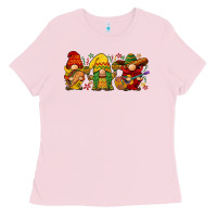 Bubblegum Pink cinco de mayo gnomies Ladies Tee - BarkalooDesign