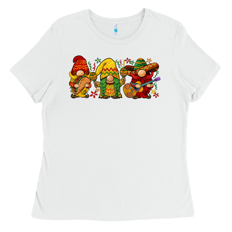 Cinco De Mayo Gnomies Ladies Tee by BarkalooDesign | Teevron