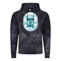 Cloud Black Travel Is Life Funny Traveling Gift Vintage Hoodie - minhPixels
