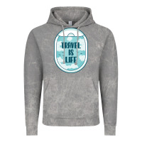 Cloud Rock Travel Is Life Funny Traveling Gift Vintage Hoodie - minhPixels