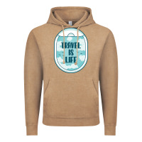 Vintage Coffee Travel Is Life Funny Traveling Gift Vintage Hoodie - minhPixels