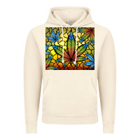 Vintage Artic stained glass weed Vintage Hoodie - TumblerDesignByShophia